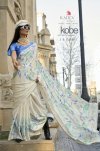 Kobe Nx By Rajtex Satin Crepe Modern Printed Saree